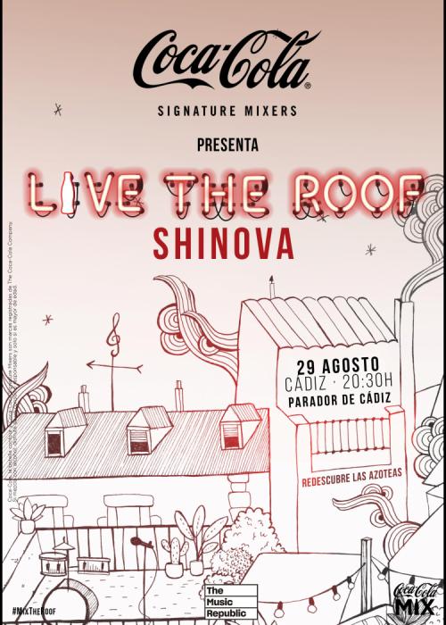 Cartel de Concierto de Shinova en Cádiz