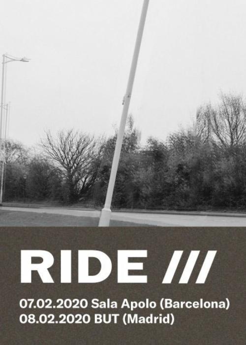Cartel de Concierto de RIDE en Madrid
