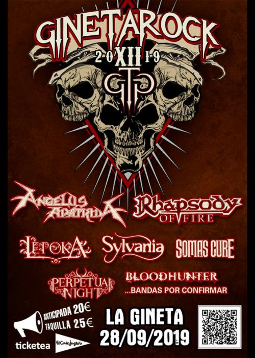 Cartel de Gineta Rock 2019