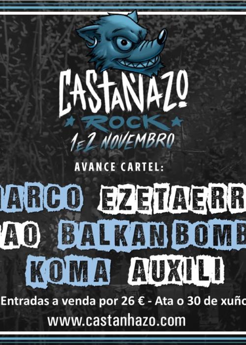 Cartel de Castañazo Rock