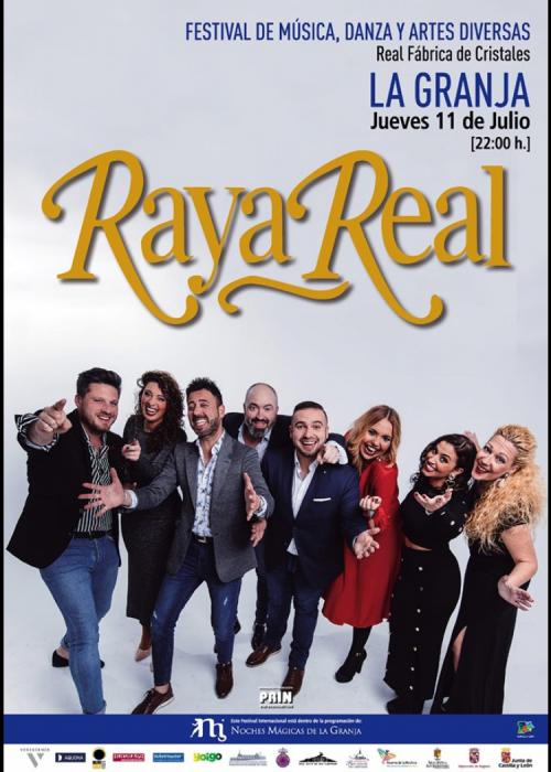 Cartel de Concierto de Raya Real en Real Sitio de San Ildefonso