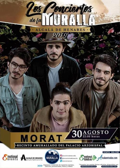 Cartel de Concierto de Morat en Alcalá de Henares