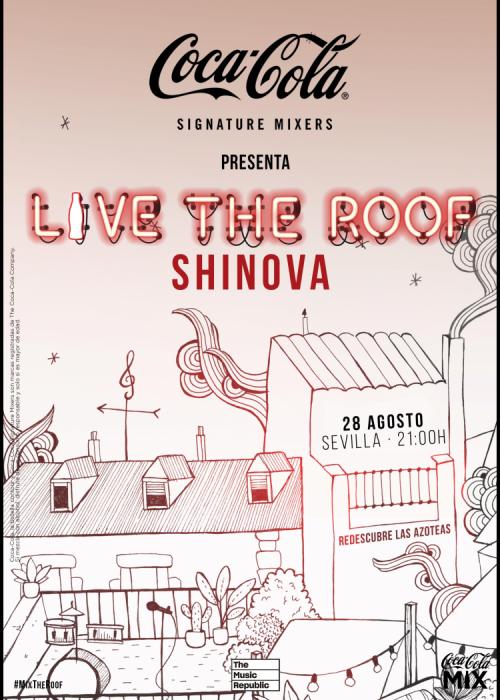 Cartel de Concierto de Shinova en Sevilla