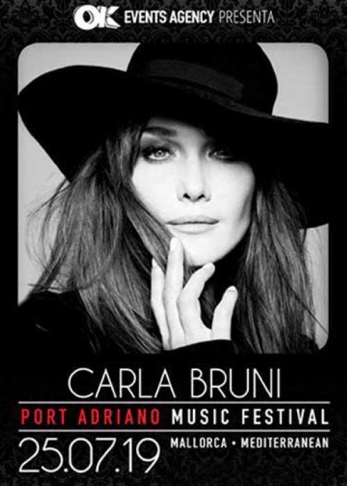Cartel de Concierto de Carla Bruni en Calvià