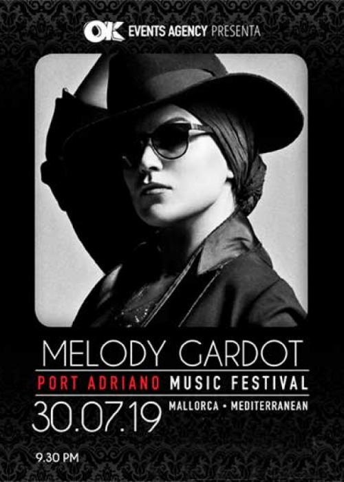 Cartel de Concierto de Melody Gardot en Calvià
