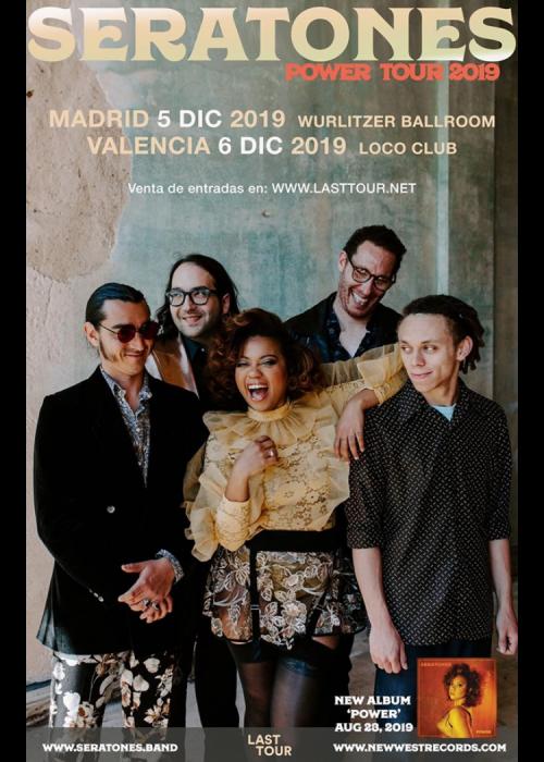 Cartel de Concierto de Seratones en Valencia