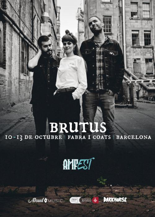 Cartel de Concierto de Brutus en Barcelona