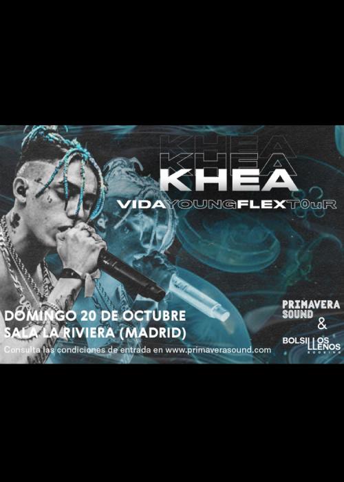 Cartel de Concierto de Khea en Madrid