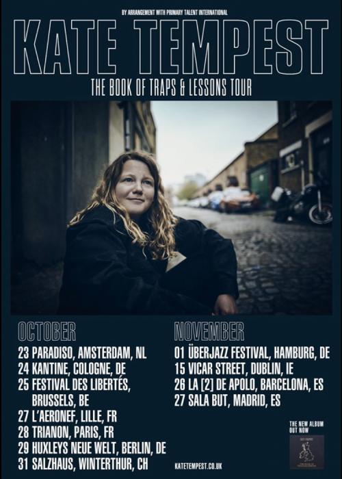 Cartel de Concierto de Kate Tempest en Barcelona