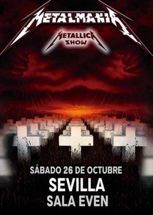 Cartel de Concierto de Metalmania en Sevilla