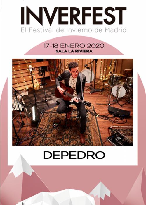 Cartel de Concierto de Depedro en Madrid