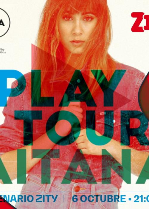 Cartel de Concierto de Aitana en Zaragoza