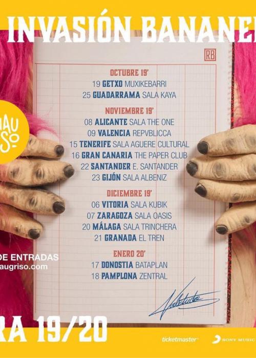 Cartel de Concierto de Arnau Griso en Valencia