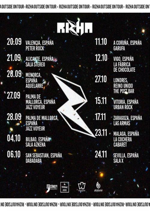 Cartel de Concierto de Rizha en Alicante