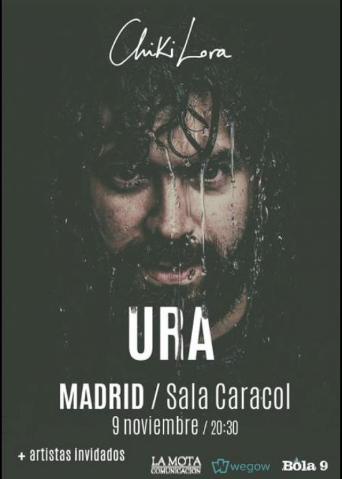 Cartel de Concierto de Chiki Lora en Madrid