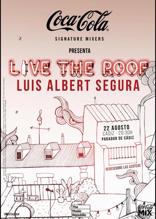 Cartel de Concierto de Luis Albert Segura en Cádiz