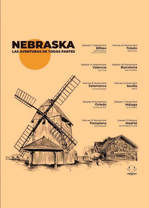 Cartel de Concierto de Nebraska en Sevilla