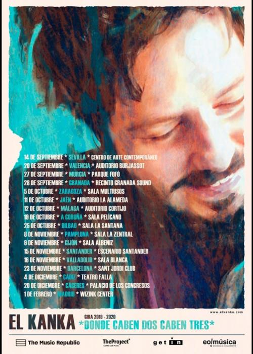 Cartel de Concierto de El Kanka en Zaragoza