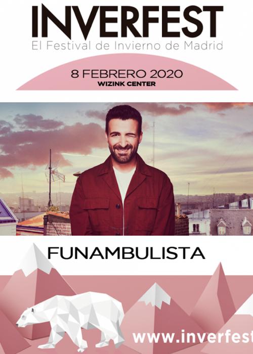 Cartel de Concierto de Funambulista en Madrid