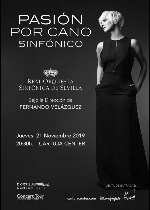 Cartel de Concierto de Pasión Vega en Sevilla