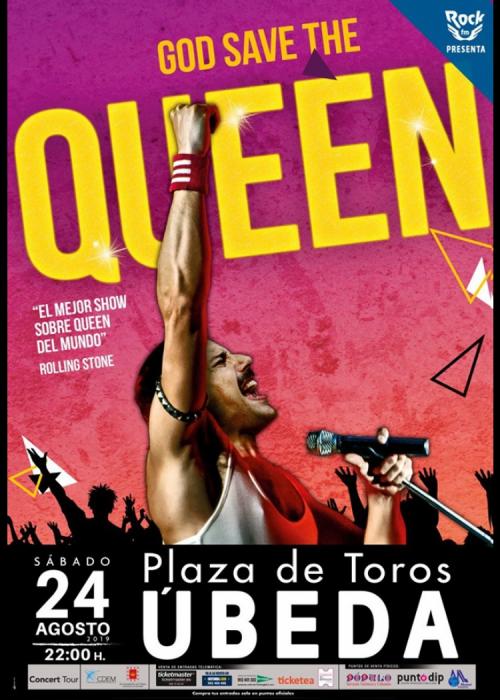 Cartel de Concierto de God Save The Queen en Úbeda