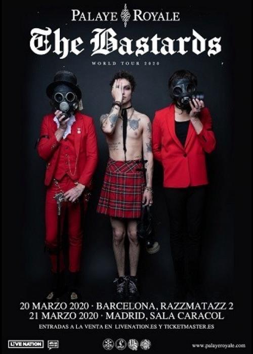 Cartel de Concierto de Palaye Royale en Madrid