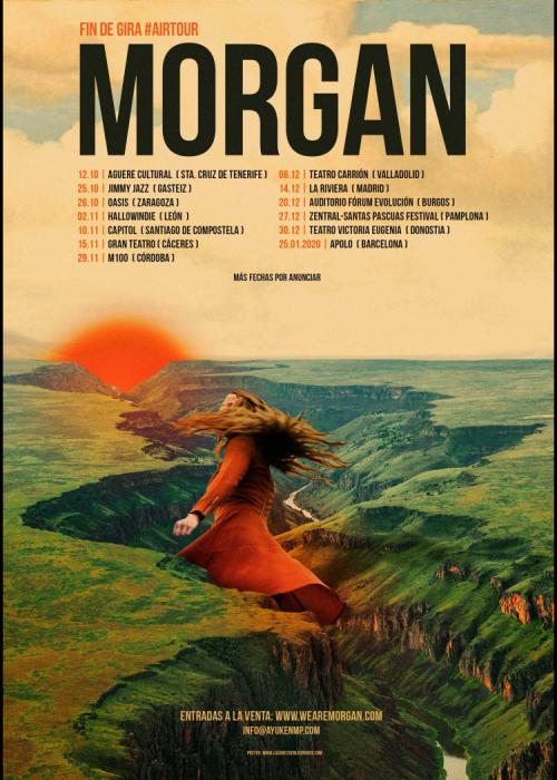 Cartel de Concierto de Morgan en La Zubia