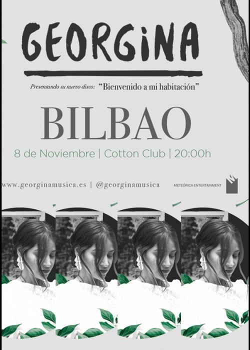 Cartel de Concierto de Georgina en Bilbao