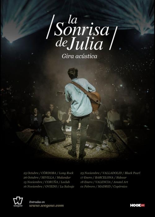 Cartel de Concierto de La Sonrisa de Julia en Sevilla