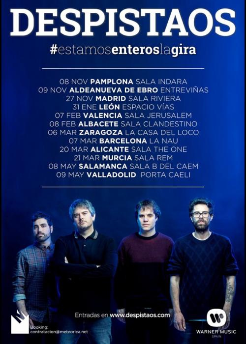 Cartel de Concierto de Despistaos en Salamanca