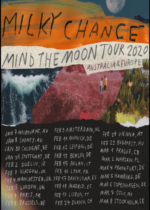 Cartel de Concierto de Milky Chance en Madrid
