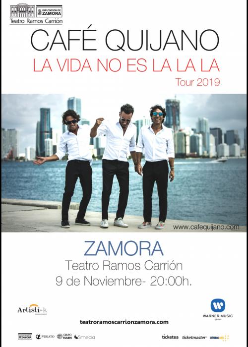 Cartel de Concierto de Café Quijano en Zamora