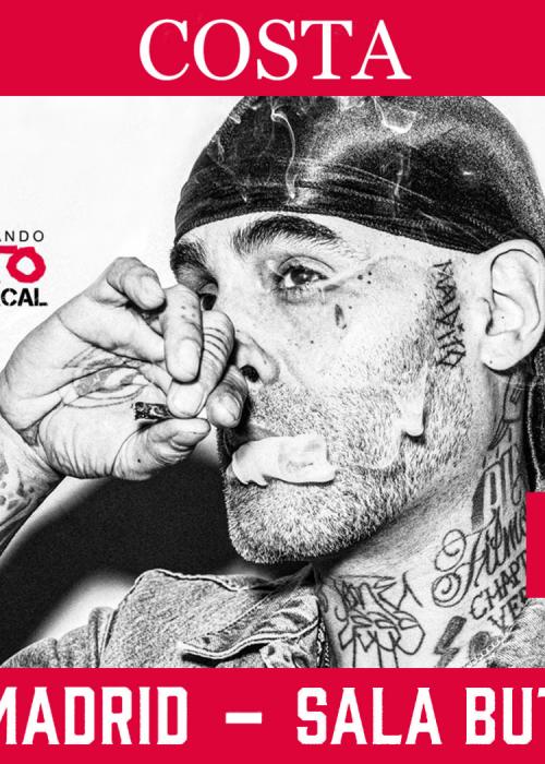 Cartel de Concierto de Costa en Madrid