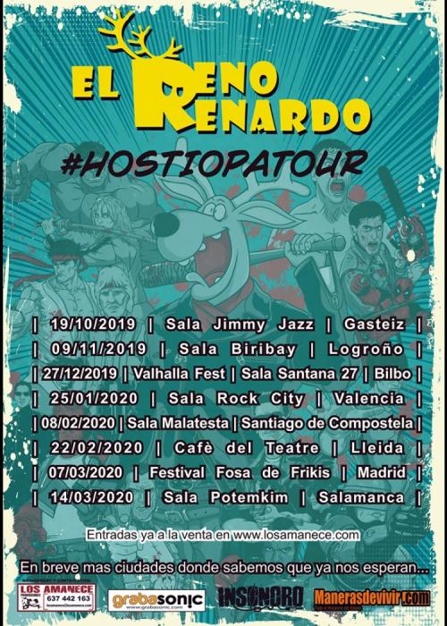 Cartel de Concierto de El Reno Renardo en Logroño
