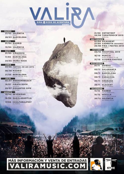 Cartel de Concierto de Valira en Salamanca