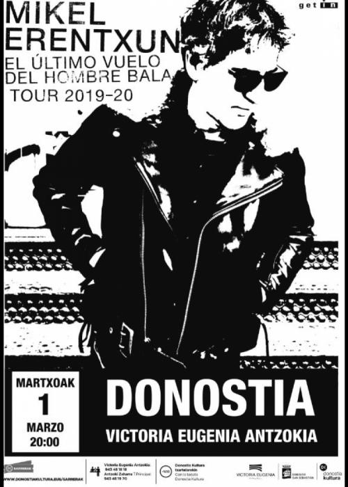 Cartel de Concierto de Mikel Erentxun en Sevilla
