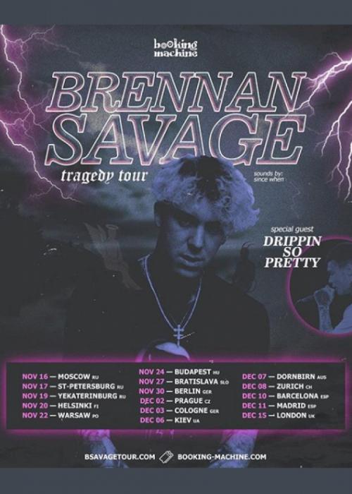 Cartel de Concierto de Brennan Savage en Madrid