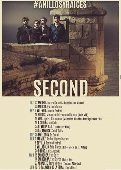 Cartel de Concierto de Second en Palma de Mallorca