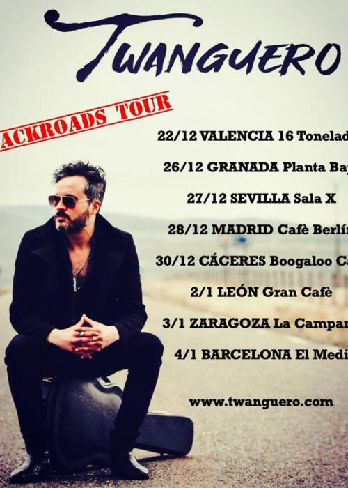 Cartel de Concierto de El Twanguero en Granada