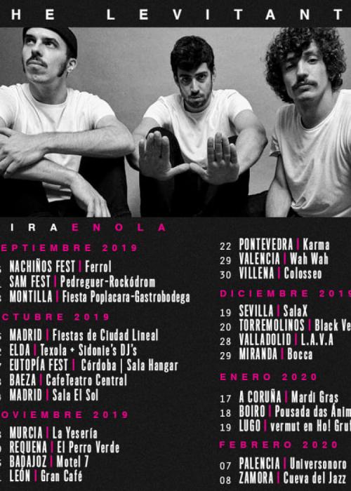 Cartel de Concierto de The Levitants en Zaragoza