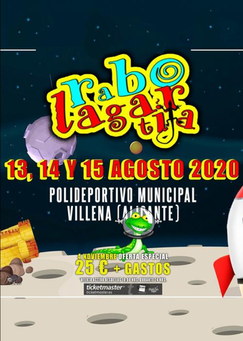 Cartel de Rabolagartija Festival 2020