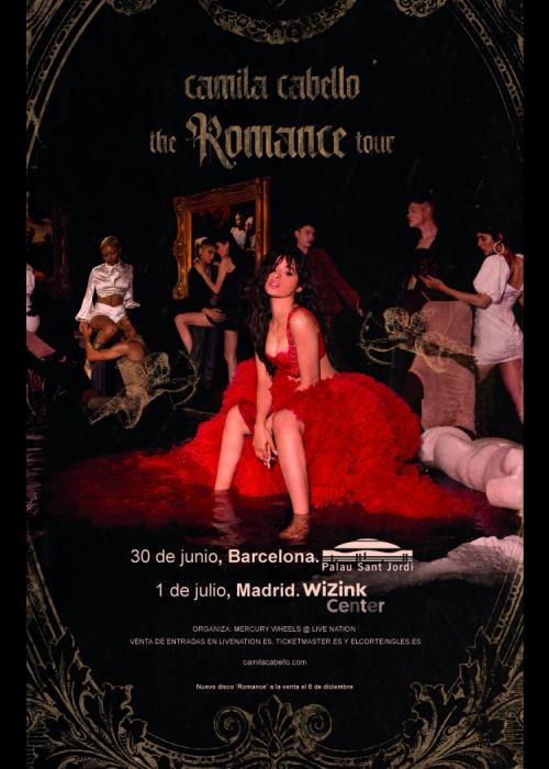 Cartel de Concierto de Camila Cabello en Madrid