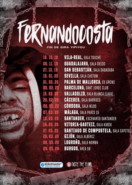 Cartel de Concierto de Fernando Costa en Palma de Mallorca