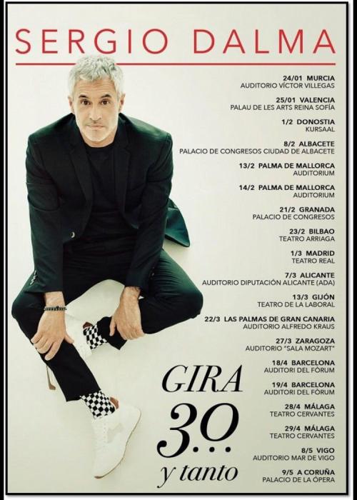 Cartel de Concierto de Sergio Dalma en Donostia-San Sebastián