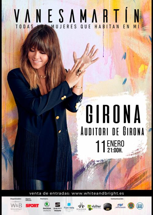 Cartel de Concierto de Vanesa Martín en Girona