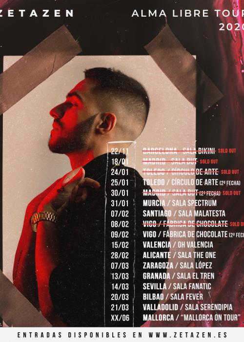 Cartel de Concierto de Zetazen en Toledo