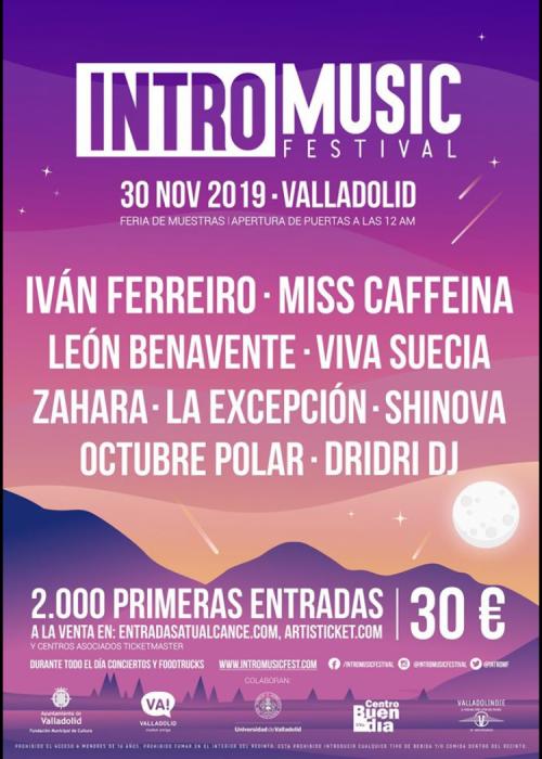 Cartel de Intro Music Festival 2019