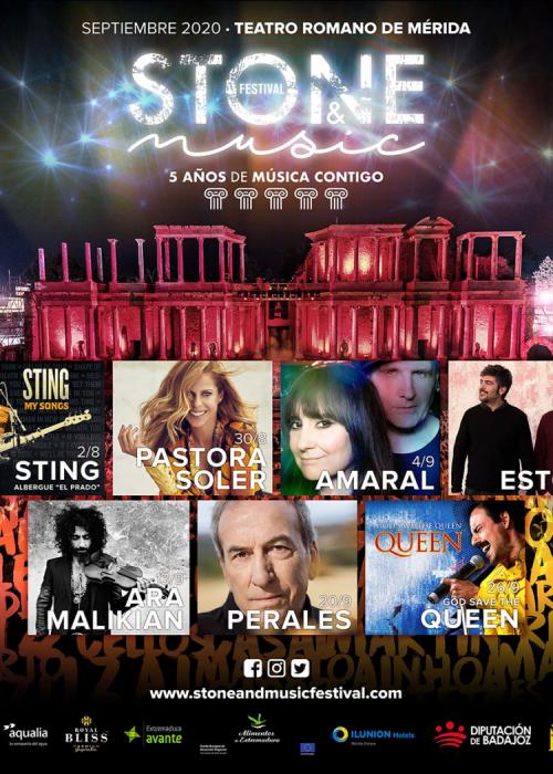 Cartel de Concierto de Amaral en Mérida