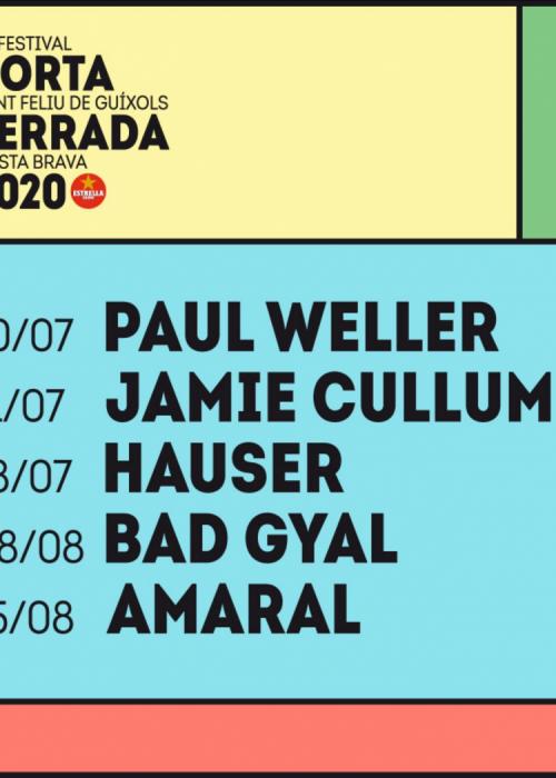 Cartel de Concierto de Paul Weller en Sant Feliu de Guíxols