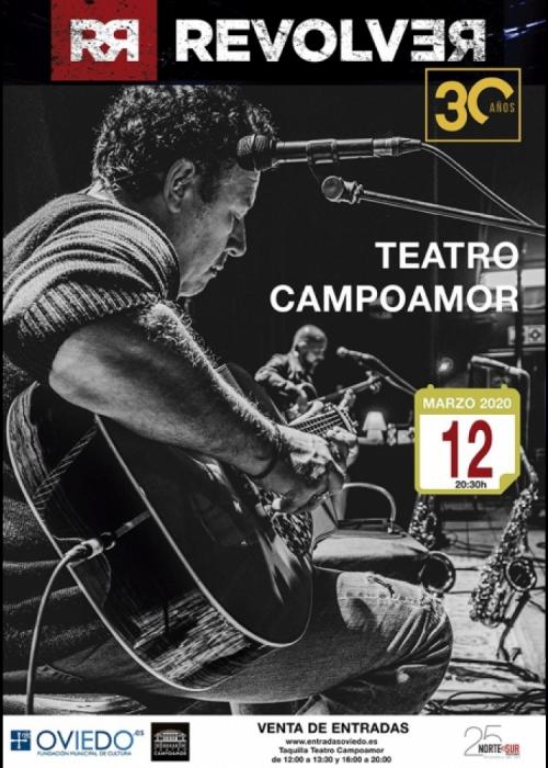 Cartel de Concierto de RevolveR en Oviedo